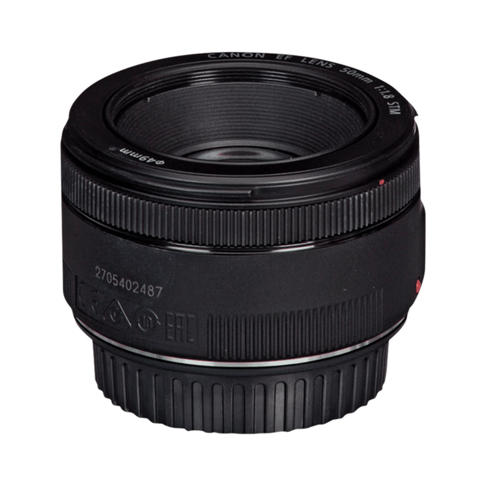 Buy Canon 50mm f/1.8 Standard Prime Lens for Canon EF Mount (STM Motor) Online Croma